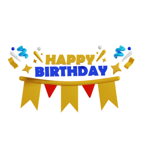 14,625 3D Happy Birthday Greeting Illustrations - Free in PNG, BLEND ...