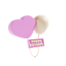 happy birthday balloons symbol