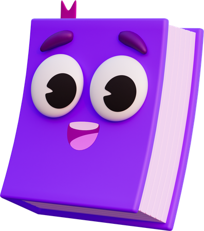 Happy Book  3D Icon