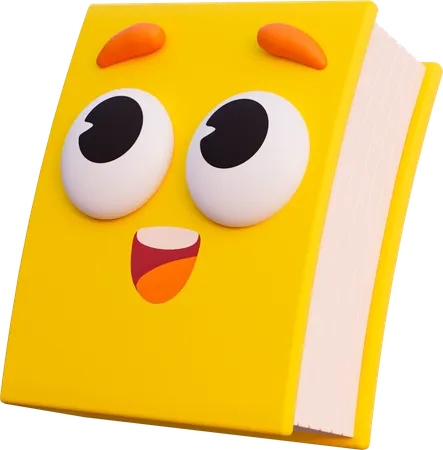 Happy Book  3D Icon