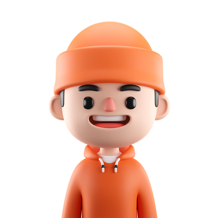 Happy Boy  3D Icon