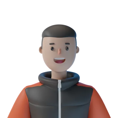 Happy Boy 3D Illustration