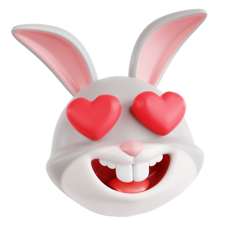 Happy Bunny  3D Icon