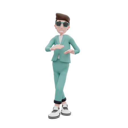 Happy Businessman  3D Icon