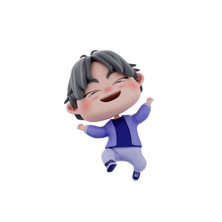Happy businessman  3D Icon