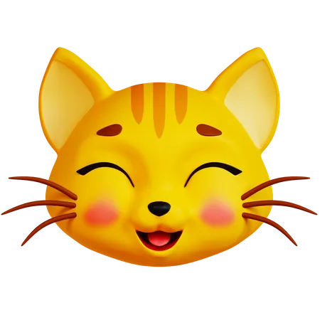 Happy Cat  3D Icon