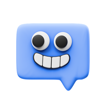 Happy Chat  3D Icon