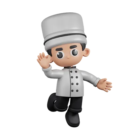 Happy Chef  3D Illustration