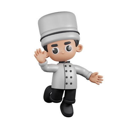 Happy Chef  3D Illustration