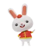 Happy Chinese Rabbit