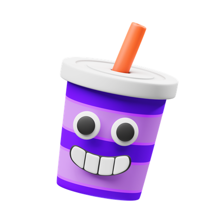 ハッピードリンクカップ  3D Icon