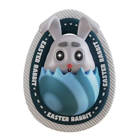 Rabbit Easter Egg  3D Icon