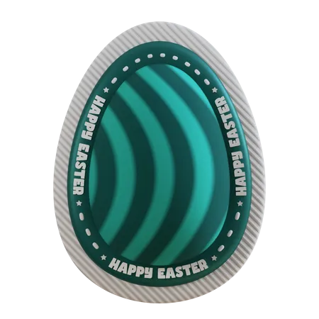 Happy Easter egg  3D Sticker