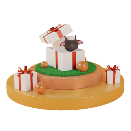 Happy Eid  3D Illustration