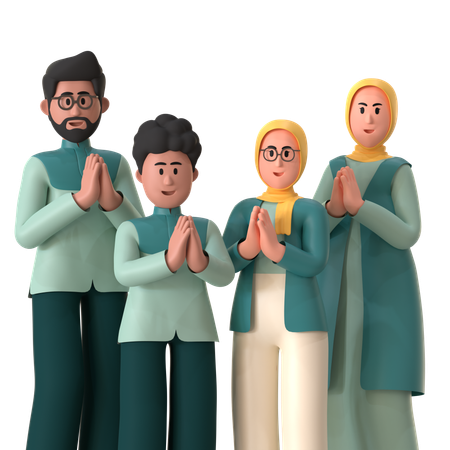 Happy Eid Mubarak  3D Icon