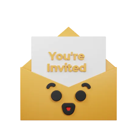 Happy Email 3D Icon