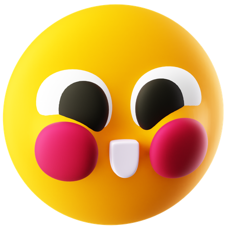 Happy emoji  3D Icon