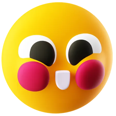 Happy emoji  3D Icon