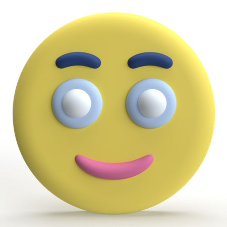 행복한 이모티콘  3D Icon