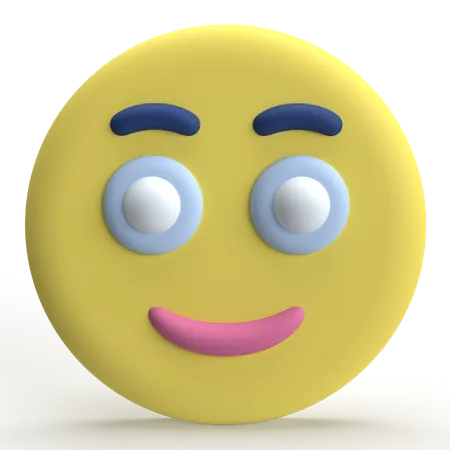 행복한 이모티콘  3D Icon