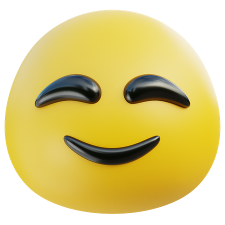 Happy emoji  3D Icon