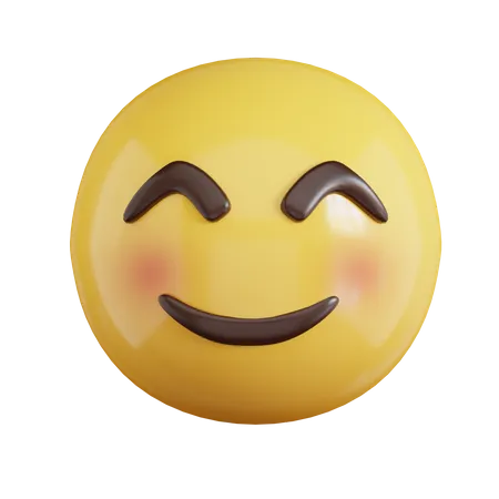 Happy Emoji  3D Icon