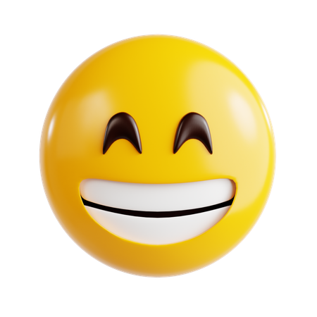 Happy Emoji  3D Icon