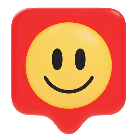 Happy Emoji Notification  3D Icon