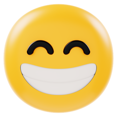 Happy Face  3D Icon