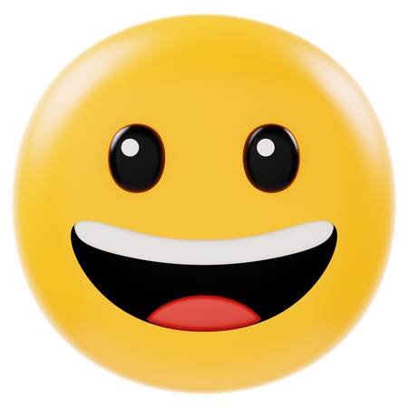 Happy Face  3D Icon