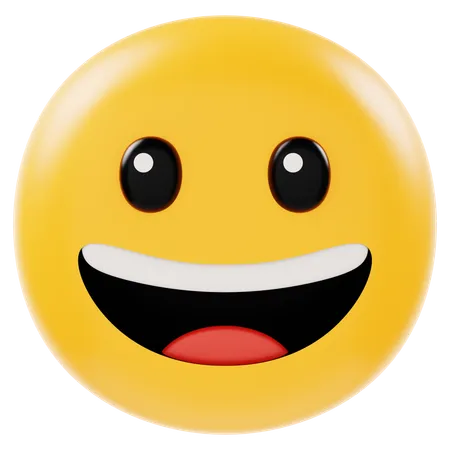 Happy Face  3D Icon