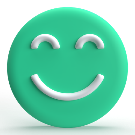 Happy Face  3D Icon