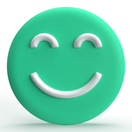 Happy Face  3D Icon