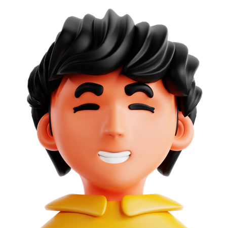 Happy Face  3D Icon