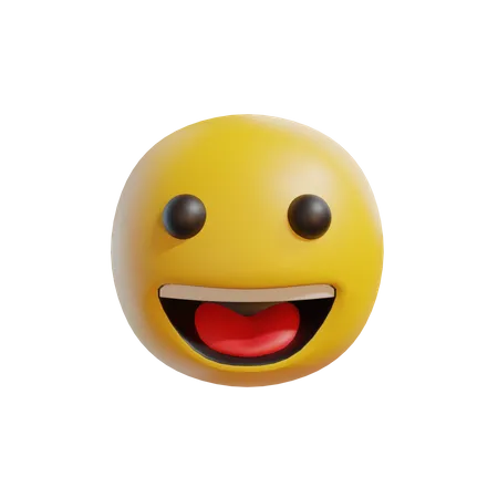 Happy Face  3D Icon