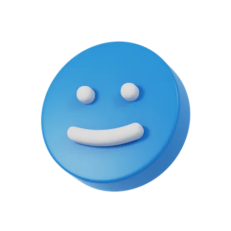 Happy Face 3 D Icon 3D Icon