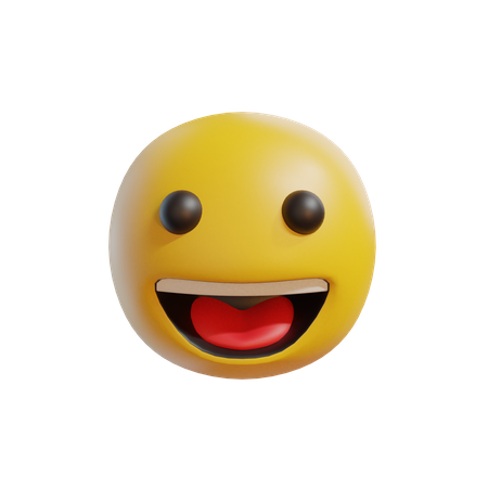Happy Face  3D Icon