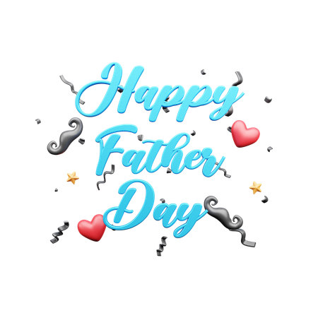 Happy Father Day  3D Icon