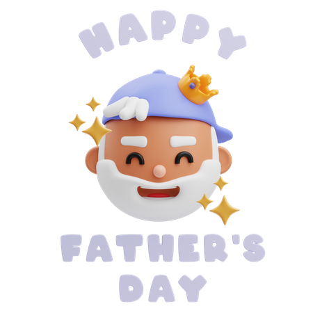 Happy Father Day  3D Illustration