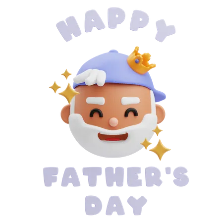 Happy Father Day  3D Illustration