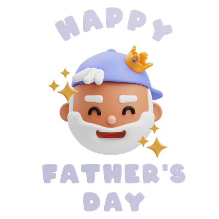 Happy Father Day 3D Illustration