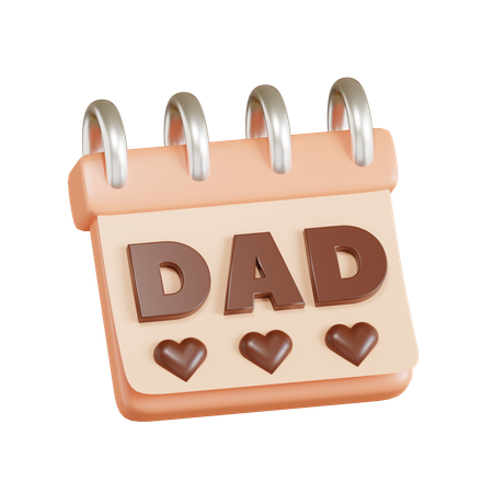 Happy Fathers Day  3D Icon