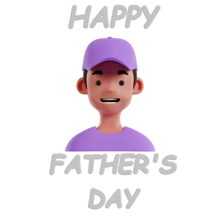 Happy Fathers Day  3D Icon