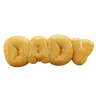 Happy Fathers Day Bubble Balloon Letters