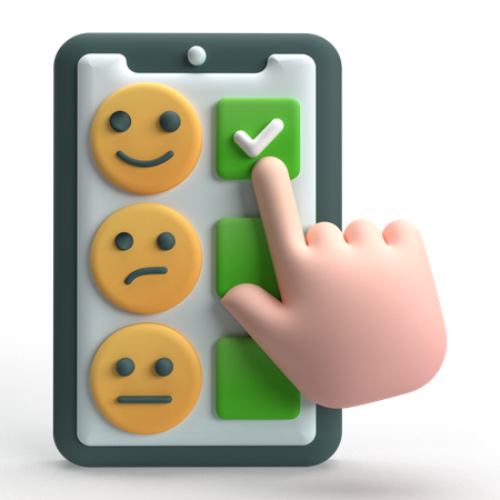 Happy Feedback  3D Icon