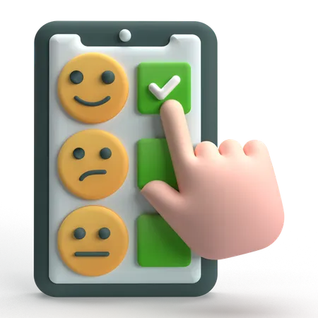 Happy Feedback  3D Icon