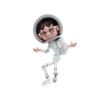 cool astronaut emoji 3d