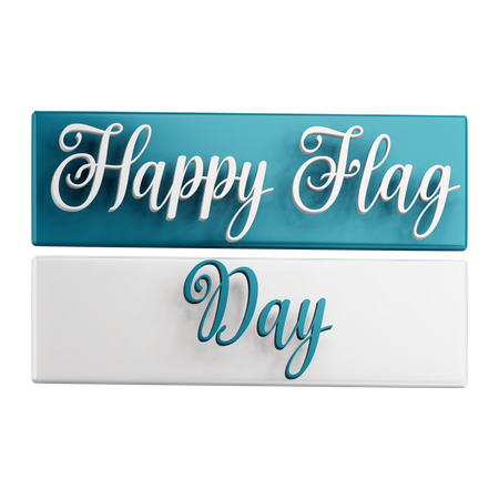 Happy Flag Day  3D Icon