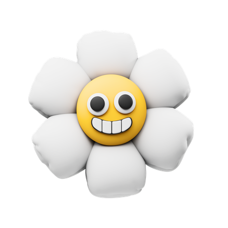 Happy Flower  3D Icon