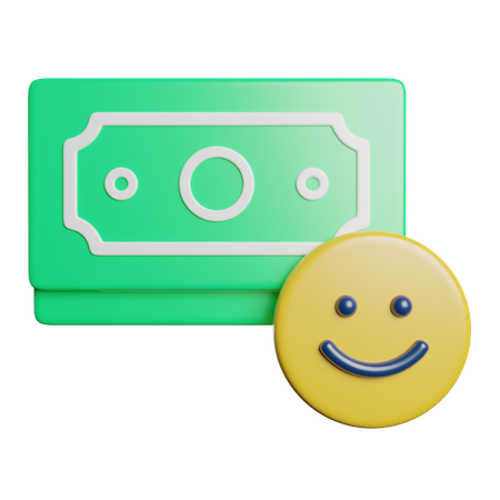 Happy For Money  3D Icon